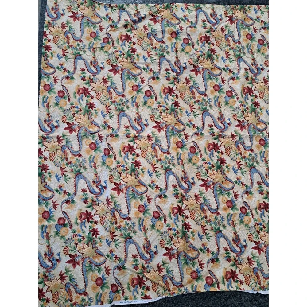 Vintage Hoffman California International Fabric Kimono Collection B928 Dragons